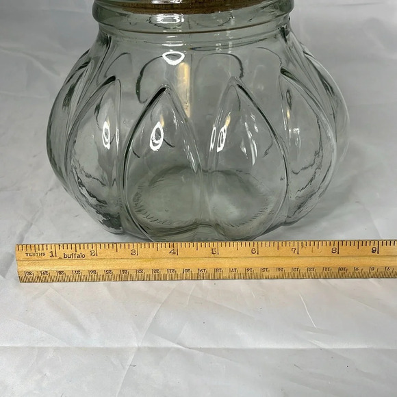 VINTAGE Italglass Cork Top Apothecary Canister Large Capacity - Picture 6 of 9